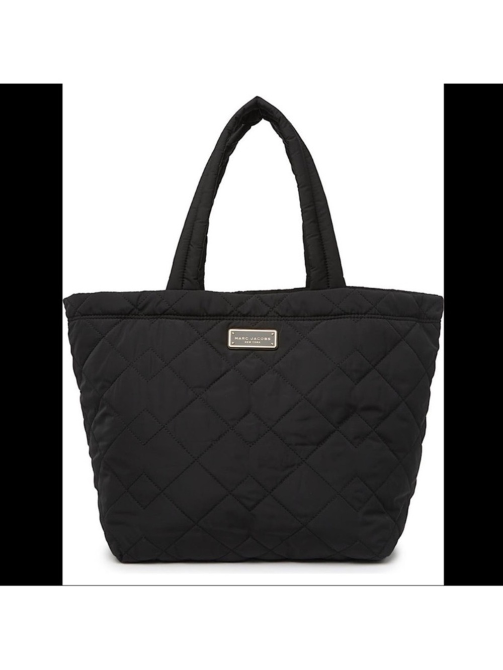 ‼️Marc Jacobs Black Quilted Nylon Deco Tote Shoulder Bag